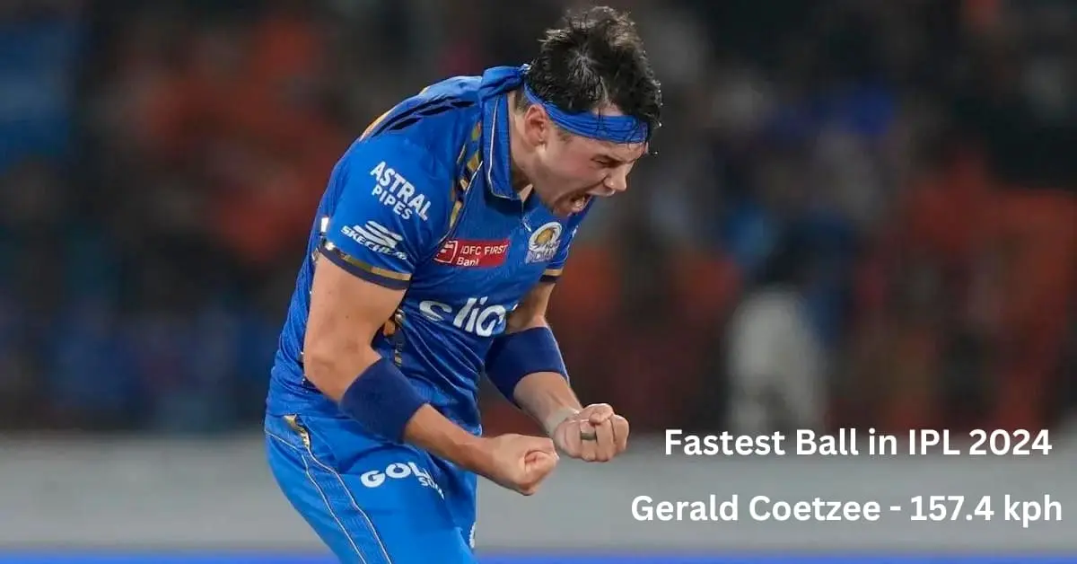 Fastest Ball in IPL 2024